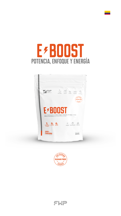 E-BOOST | Energizante Natural para Energía y Concentración