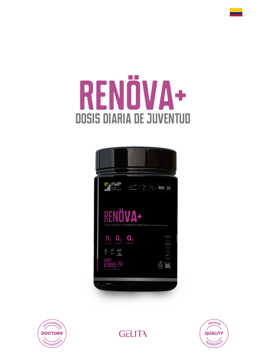 RENOVA+: Colágeno Premium con biopectidos activos para Piel y Articulaciones en Colombia
